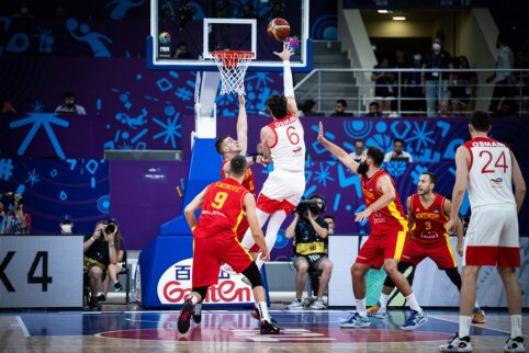 Turkija dramati&scaron;kai įveikė Juodkalnijos rinktinę