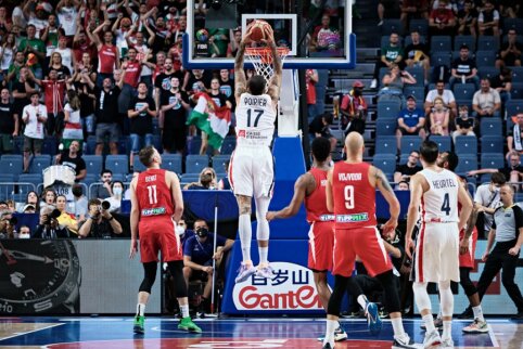 Dviženklį prana&scaron;umą i&scaron;barstę prancūzai palaužė vengrus