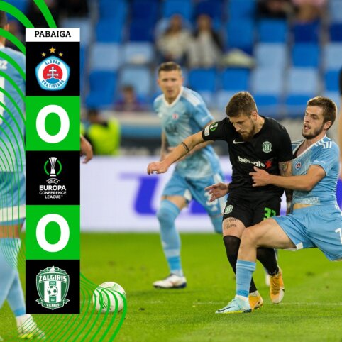 Istorijos lapus perra&scaron;antis &bdquo;Žalgiris&ldquo; parsiverža ta&scaron;ką i&scaron; Slovakijos