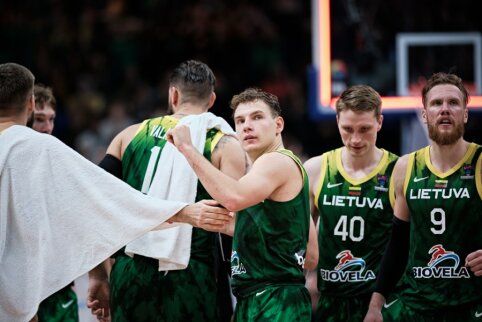 Ketvirtas ir lemiamas, skaudus pralaimėjimas: Ispanija palaužė Lietuvą a&scaron;tuntfinalyje