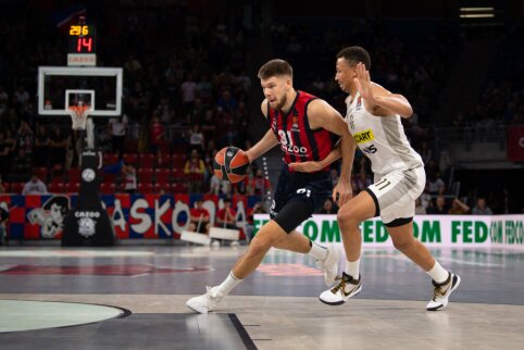 Pratęsimo dramoje &ndash; &bdquo;Baskonia&ldquo; triumfas prie&scaron; &bdquo;Partizan&ldquo; ir rezultatyvūs lietuviai