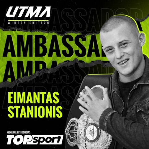 Pagarbos vertas poelgis: E. Stanionis padvigubino piniginį prizą jauniesiems UTMA kovotojams