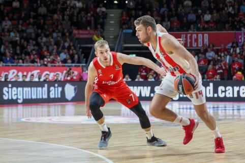 S. Vezenkovo karjeros mačas Eurolygoje pažymėtas triu&scaron;kinančia &bdquo;Olympiacos&ldquo; pergale