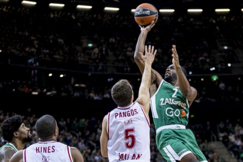 Namų tvirtovė &ndash; vėl apginta: &bdquo;Žalgiris&ldquo; klampioje kovoje palaužė svečius i&scaron; Milano