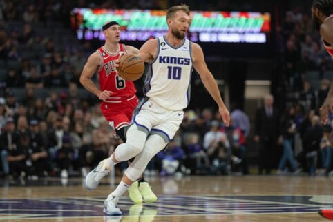 D. Sabonis dar kartą įrodė savo galingumą ir vėl surinko trigubą dublį