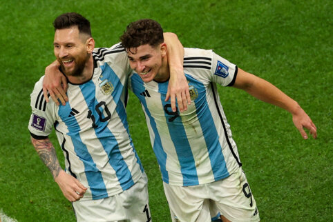 Argentina sutriu&scaron;kino Kroatijos futbolininkus ir pateko į pasaulio čempionatą finalą