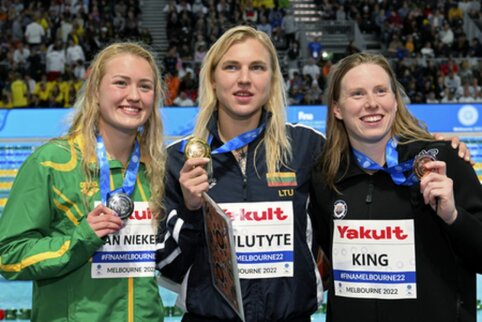 R. Meilutytė i&scaron;kovojo pasaulio čempionato auksą