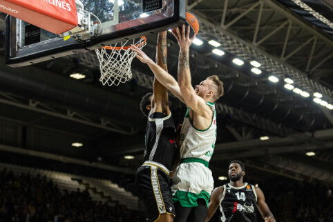 Lemiamu metu &scaron;altakrauji&scaron;kai žaidęs &bdquo;Žalgiris&ldquo; i&scaron;sivežė svarbią pergalę i&scaron; Bolonijos