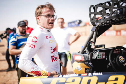 Pirmą Maroko ralio dieną L. Kancius ir R. Baciu&scaron;ka &ndash; greičiausiųjų ketverte