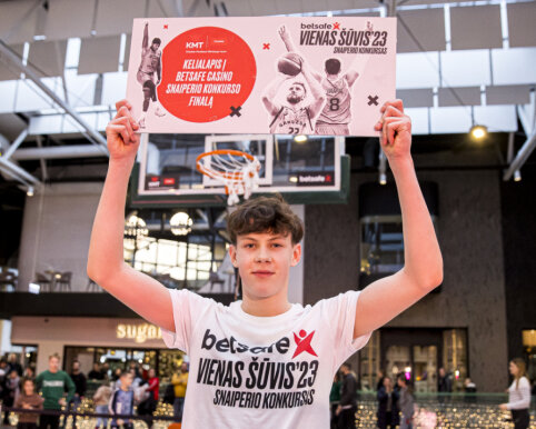 Paai&scaron;kėjo snaiperis, kuris su LKL krep&scaron;ininkais susigrums trita&scaron;kių konkurse