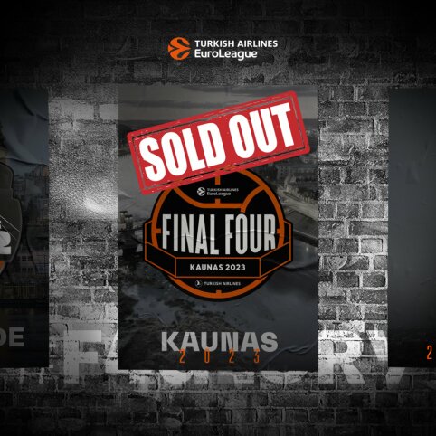 Per mažiau nei penkias valandas buvo i&scaron;pirkti visi prieinami bilietai į Eurolygos finalo ketvertą