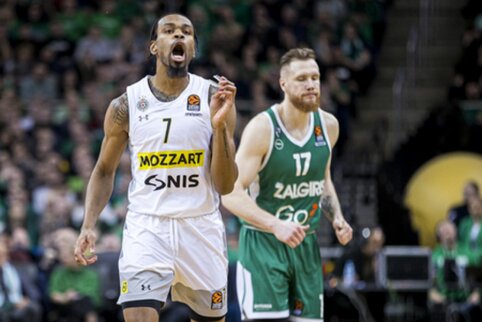 Po pertraukos atsigavimo ženklus pradėjęs rodyti &bdquo;Žalgiris&ldquo; galiausiai krito prie&scaron; &bdquo;Partizan&ldquo;