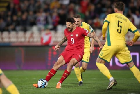 Lietuvos rinktinė garbingai prie&scaron;inosi Serbijai