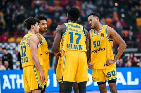 Trita&scaron;kių sausrą i&scaron;gyvenęs &bdquo;AS Monaco&ldquo; krito prie&scaron; &bdquo;Maccabi&ldquo;