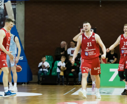 Dužusios marijampoliečių ambicijos: A. Jomanto vedamas &bdquo;M Basket&ldquo; žengė į NKL finalą