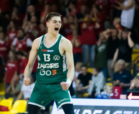 Dviženklį deficitą sunaikinę jaunieji žalgiriečiai dramati&scaron;kai tapo NKL čempionais