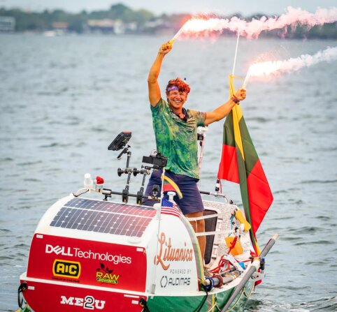 Atlanto vandenyną perplaukęs A. Valujavičius: &bdquo;Gyvenimas &ndash; arba drąsus nuotykis, arba niekas&ldquo;