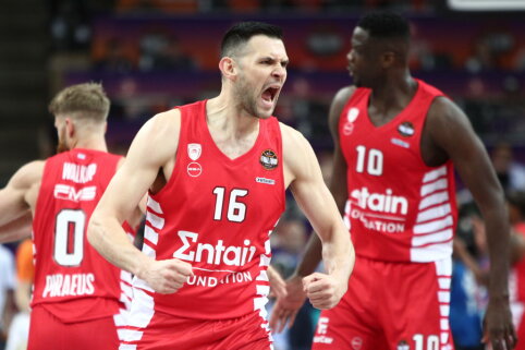 Įspūdingai atsitiesęs &bdquo;Olympiacos&ldquo; &ndash; pirmasis Eurolygos finalo dalyvis