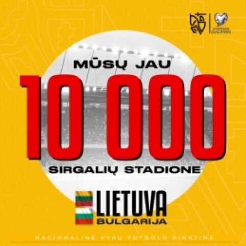 Lietuvos ir Bulgarijos rungtynėse &ndash; sirgalių antplūdis