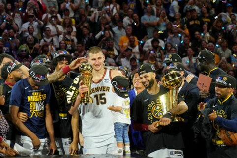 Balčėtis ir Pocius triumfuoja: Jokičiaus vedami &bdquo;Nuggets&ldquo; tapo NBA čempionais