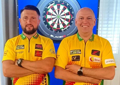 Pasiekimai Islandijoje: trys Lietuvos smiginio žaidėjai &ndash; tarp trijų geriausių