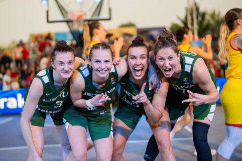 3x3 moterų rinktinė i&scaron;kovojo auksą Europos žaidynėse