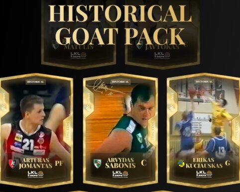 Geriausių LKL krep&scaron;ininkų momentai įamžinti kolekcinėse NFT kortelėse