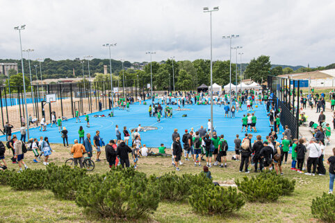 Kaune įvyko &bdquo;Žalgirio&ldquo; 3x3 krep&scaron;inio turnyras