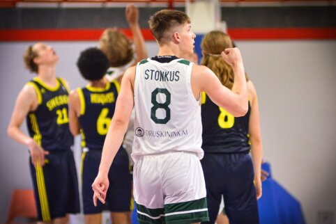 U20 čempionatui besiruo&scaron;ianti Lietuvos rinktinė du kartus susitvarkė su latviais