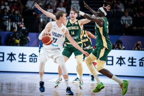 Pasaulio čempionato starte &ndash; užtikrinta Australijos pergalė prie&scaron; suomius