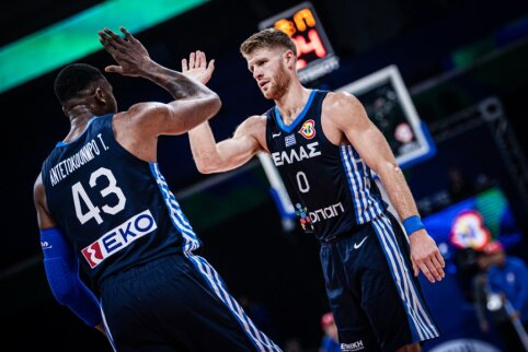 Graikija i&scaron;vargo pergalę prie&scaron; Jordaniją