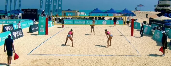 Egipte &ndash; pergalingas Lietuvos paplūdimio tinklininkių pasirodymas