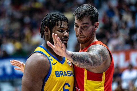 Ispanija ketvirtajame kėlinyje susitvarkė su Brazilija