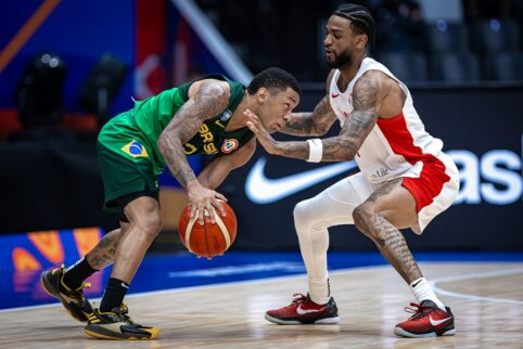 Triuk&scaron;mingas antras etapas: Brazilija netikėtai palaužė Kanadą