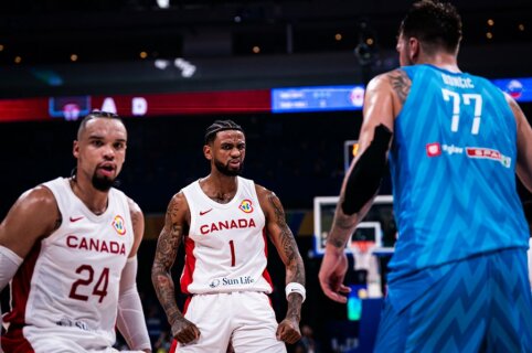 I&scaron;varymais pažymėtose rungtynėse Kanada i&scaron;kovojo bilietą į pusfinalį