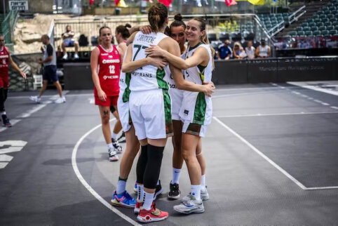 3x3 moterų rinktinė Europos taurėje i&scaron;kovojo bronzos medalius