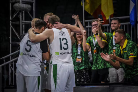 Vyrų 3x3 rinktinė dramati&scaron;kai pralaimėjo Europos taurės finale