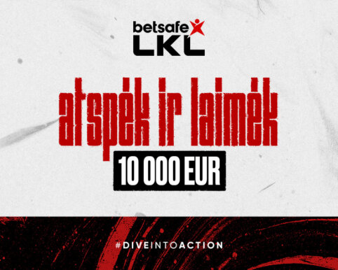 LKL spėlionėje &ndash; &scaron;ansas laimėti 10 tūkst. eurų