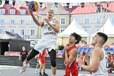 Sėkmingas startas: pasaulio jaunimo 3x3 čempionate lietuviai i&scaron;kovojo 2 pergales