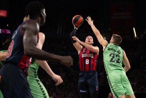 Pirėjuje &ndash; galingas Sedekerskio dvigubas dublis ir &bdquo;Baskonia&ldquo; pergalė