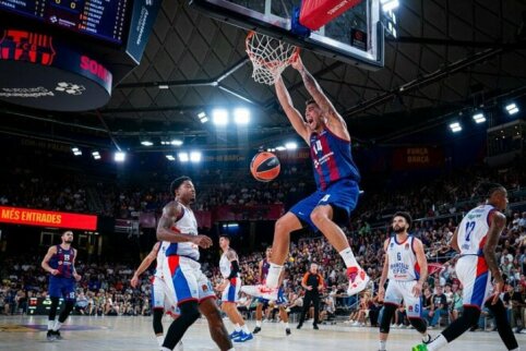 Eurolygos grandų mū&scaron;yje &ndash; užtikrinta &bdquo;Barcelonos&ldquo; pergalė