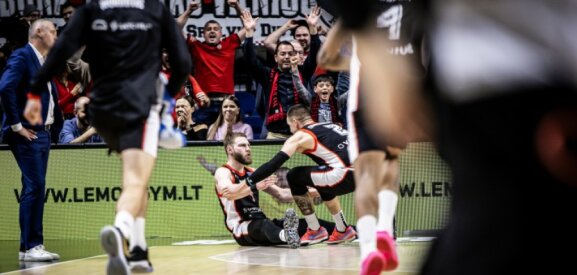 Vilniečiai triumfuoja: Radzevičiaus dvita&scaron;kis &bdquo;Rytui&ldquo; i&scaron;plė&scaron;ė aik&scaron;tės prana&scaron;umą ČL įkrintamosiose