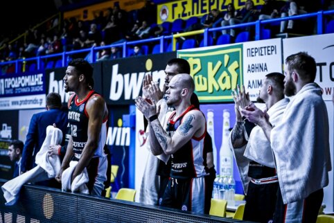 Fiasko: &bdquo;Rytas&ldquo; savo pasirodymą Čempionų lygoje baigė pralaimėjimu prie&scaron; &bdquo;Peristeri&ldquo;