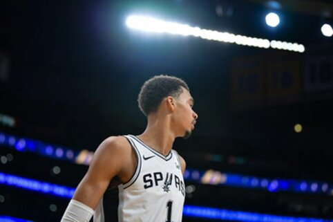 NBA &ndash; istorinis V. Wembanyamos pasirodymas