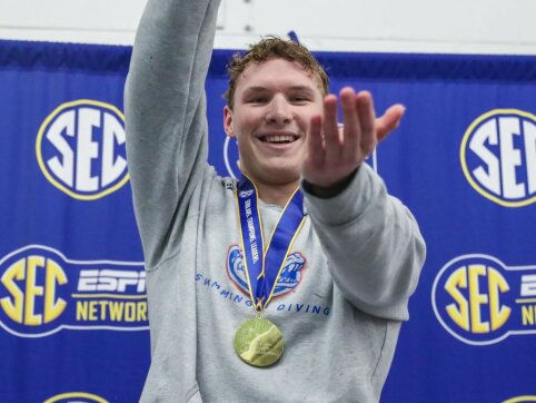 Aleksui Savickui &ndash; SEC plaukimo varžybų auksas