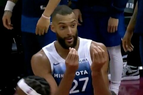 Įtūžęs R. Gobertas: &bdquo;Lažybų verslas lemia teisėjų sprendimus NBA lygoje&ldquo;