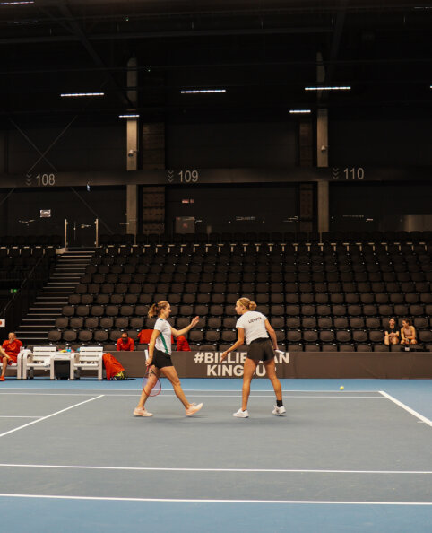 Lietuvos rinktinė užbaigė dieną J. Mikulskytės ir P. Pauk&scaron;tytės dvejetų pergale