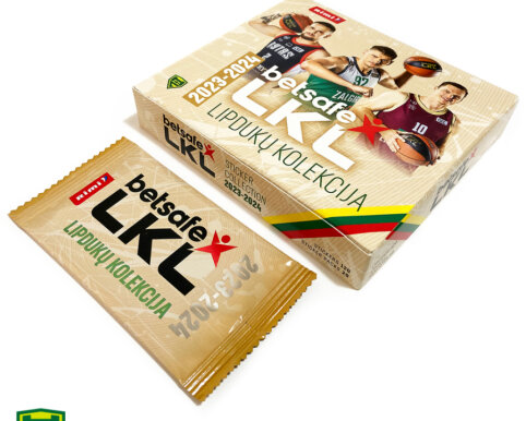 &bdquo;Betsafe-LKL&ldquo; aistruoliams ir kolekcionavimo entuziastams pristato lipdukų albumą