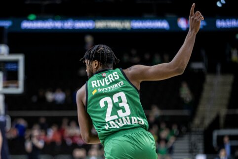 Kaune &ndash; suspindėjęs D. Riversas bei &bdquo;Žalgirio&ldquo; užtikrinta pergalė