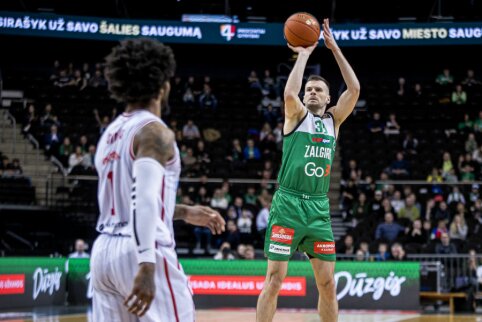 Reguliariojo sezono pabaigoje &bdquo;Žalgiris&ldquo; sutriu&scaron;kino Utenos ekipą